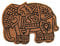 Coco&Coir Natural Coir | Non-Slip | Thick Coir | Premium Quality | Rubber Backed | Eco-Friendly | Indoor | Outdoor | Heavy Duty | Animal Theme | Entrance Door Mat | Royal Jumbo