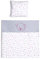 Amilian 80x80 Kinderbettwäsche Baby Bettwäsche Set mit Stickerei Größe Babybettwäsche 80x80 mit Kissenbezug 35x40 100% Baumwolle Kinderwagen Jungen Mädchen Bettwaesche