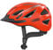ABUS Stadthelm Urban-I 3.0 - Fahrradhelm mit Rücklicht, Schirm und Magnetverschluss - für Damen und Herren - Orange, Größe S