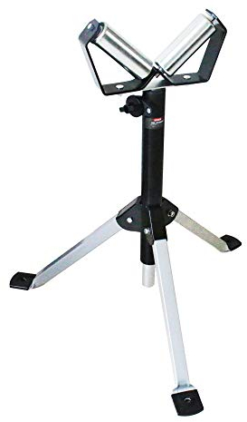 STIER Rollständer, Tragkraft 80kg, mit V-Träger, Höhenverstellbar 71-110 cm, Stabile Drei-Fuß-Konstruktion