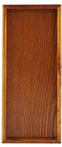 Vassoi da portata in legno, stoviglie rettangolari vassoio da portata cibo frutta piatto da portata per colazione/tè/piatti(35 * 15cm)