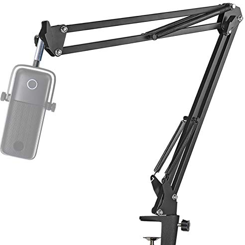 Wave 1 Mikrofon Arm - Wave 3 Mikrofonarm Mikrofonhalter mit Klipp Montage Boom Arm kompatibel mit Elgato Wave 1/3 Kondensator Mikrofon YOUSHARES