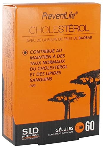 S.I.D Nutrition PreventLife Cholestérol 60 Gélules