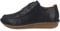 Clarks Damen Funny Dream Oxford, Navy Leather, 36 EU