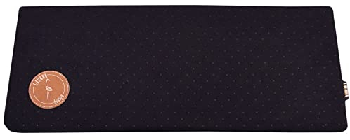Z4L WauWau Haustier Fensterbank Cleo 50cm x 20cm schwarz gesteppt