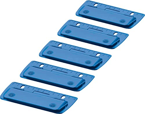 Herlitz Mini-Taschenlocher zum Einheften und für unterwegs (5x blau)