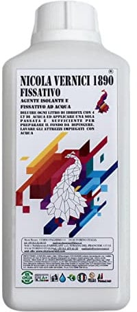 NICOLA VERNICI Idrofix Vernice Fissativa Trasparente - LT 1