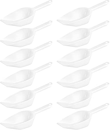 Westmark Palas para hornear, pesar, rellenar, 12 unidades, capacidad de llenado: 125 ml, plástico, color blanco, 909122E2