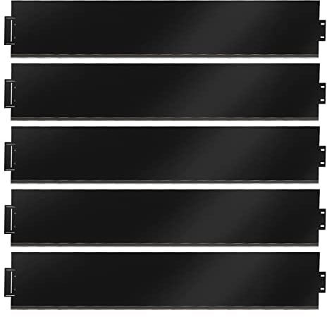 Tubiaz Rasenkante verzinkt Metall, Beeteinfassung Beetumrandung, 5m 10m 15m 20m 25m 30m 35m 40m 45m 50m, 100x15cm, Mähkante für Palisade, Beete, Gartens, Verschiedene Längen , Länge, Schwarz