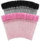 PLABBDPL Lot de 100 Brosses à Cils Jetables, Pinceaux pour les Yeux, Goupillon Cils Pinceau Cils avec Poignée en Cristal, Applicateur Cils Brosse pour Maquillage Extension Cils Sourcils (Rose, Noir)