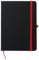 Edles Notizbuch mit Soft-Touch-Cover in Schwarz | Individualisierbar | Personalisiert | Individuell graviert | Rot