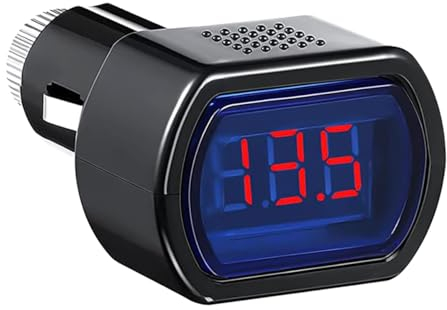 DollaTek DC 12V-24V LED Voltmetro digitale per auto Monitor del misuratore di tensione del veicolo per camion per motociclette per auto
