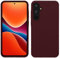 kwmobile Cover per Samsung Galaxy A55 5G Custodia - Back Case per Smartphone in Silicone TPU - Protezione Gommata - viola bordeaux