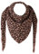 FASHION YOU WANT XXL Tuch 23 Farben Farbwahl Halstuch Musselintuch Musselin Damen Damenhalstuch Dreieckstuch Schal Herren Männer Frauen Herrenhalstuch Dreieckig leicht (einlagig)) (Leo klein rosa)