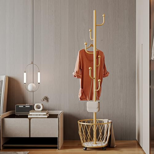 Ergocar Stand indipendente, materiale in metallo di cactus. Ci sono 6 ganci a sfera lisci, solidi e facili da assemblare, per corridoi, camere da letto e ufficio.