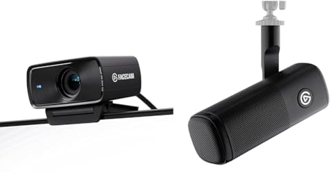 Elgato Pro Audio & Video Bundle - Premium Full HD Webcam & Dynamisches XLR Mikrofon Bundle für Streaming, Podcasting, Aufnahme - HDR, Rauschunterdrückung, Kompatibel mit OBS, Zoom, Teams, PC/Mac