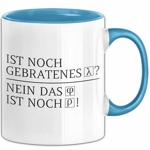 Physik LK Tasse Geschenk für Mathematiker Mathe LK Chemie LK (Blau)