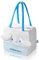 Roffatide anime cinnamoroll lonchera con mango aislado y a prueba de fugas bolsa de almuerzo reutilizable bolsa de almuerzo refrigerada para viajes de picnic de trabajo azul blanco