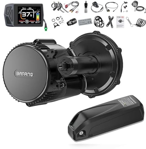 BAFANG Moteur 48V 750W pour BB68-73mm Kit de Conversion vélo électrique BBS02B avec l'écran multilingue EKD01 avec 48V13Ah Downtube Batterie pour vélos de Montagne, kit DIY de vélo électrique