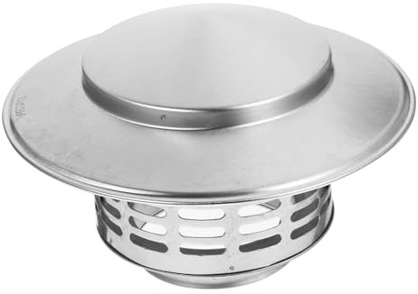 ETHZZLE Rainproof Stove Pipe Cap Chimney Cover Chimney Draught Blocker Roof Vent Protector Outdoor Rain Cover