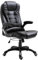 ShGaxin Silla de Oficina, Silla Ergonómica, Office Chair, Silla Ordenador, Silla Despacho, Silla Escritorio Gaming, Sillas De Escritorio, de Cuero sintético Negra