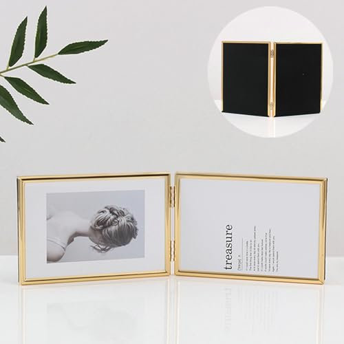 Stfery 30x25 Cornice per Foto, Oro Porta Foto Da Tavola Vetro Cornice Quadro