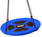 GO!elements Columpio Circular | Columpio Jardín Redon | Columpio Nido Ajustable en Altura para niños y Adultos con Capacidad de Carga de hasta 150 kg. Tamaño: ø 80 cm, Color: Azul