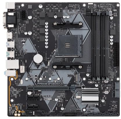 Placa Base para Juegos Fit For ASUS Prime B450M-A Compatible con AMD Ryzen 5 5600G 3600X 5700X 5800X3DCPU DDR4 128GB 2 × M. HDMI PCIe3.0 MATX AM4