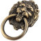 sourcing map Metall Löwe Kopf Design Vintage Stil Möbel Schrank Ziehgriff Bronze Ton DE de