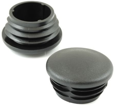 TJLS Aluminium Scaffold 48mm Plastic End Cap – Black x5