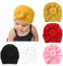 DRESHOW Babymütze Baby Turban Mütze Brötchen Knoten Kleinkinder Infant Beanie Mütze Baby Mädchen Jungen Weiche Kleinkind Mütze 5 Stück