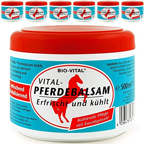 Bio Vital Pferdebalsam 500ml - Salbe Eucalyptusöl Balsam Sport Gel