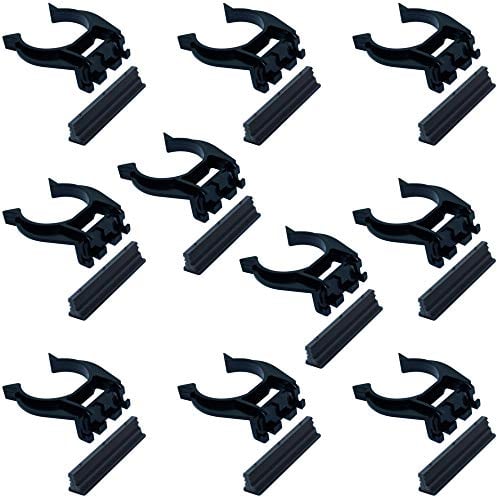 10x Clip pour PLINTHE A Visser Tenon Queue DE Sapin Plastique Pied DE Meuble 28MM 34MM Cuisine Salle DE Bain (Ø34mm (Queue de Sapin))