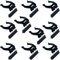 10x Clip pour PLINTHE A Visser Tenon Queue DE Sapin Plastique Pied DE Meuble 28MM 34MM Cuisine Salle DE Bain (Ø34mm (Queue de Sapin))