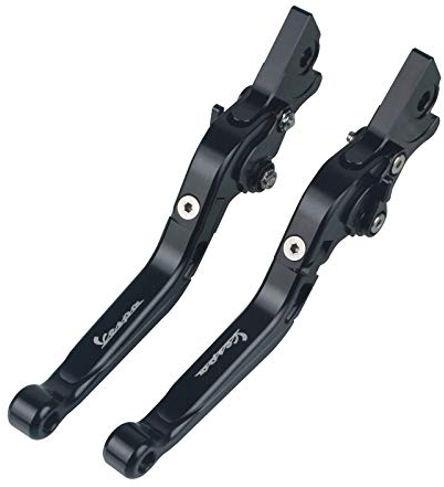 CNC Bremshebel Kupplungshebel Klappbar Ausziehbar Kupplung Bremshebel-Set Für GTS 300 250 125 S125 S150 Grantuiismo 125 200 Schwarz