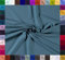 0,5m Baumwoll-Jersey uni 8% Elasthan Baumwollstoff elastisch Meterware Jersey-Stoff Oeko-Tex Kl 1, Farbe:stahlblau