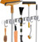KYDIFS Besenhalterung Wand, Wandhalterung, Edelstahl Gerätehalter, Besen Mop Halter für Küche Badezimmer Garten Multifunktionen（ 4 Halter ）