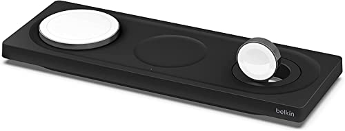 Belkin Boostcharge Pro 3In1 Wireless Charging Pad With Magsafe Black