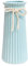 Vase Blau 24 cm Hoch, Blumenvasen Modern aus Keramik für Tischdeko Innenbereich, Deko Vasen für Pampasgras