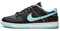 Nike Uomo Dunk Basso, Bianco/Canyon Viola-nero-whit, 42 EU