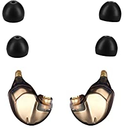 kwmobile Set de 4 Almohadillas Compatible con Auriculares in-Ear Shure SE215 / 535/846 - Almohadillas de Repuesto para Cascos