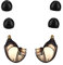 kwmobile 4X Ersatzpolster kompatibel mit Shure SE215 / 535/846 - Silikon Ersatz Ohrpolster In-Ear Kopfhörer - Headphones Polster