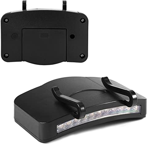KIMISS Kappe Lichter Clip Auf Hut Kappe Led Licht Kunststoffe 1Pcs Radfahren Wandern Camping Kappe Licht Nacht Clip Auf Caplight Weißes Licht Lampe Led Kappe Licht