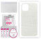 apgo BACK SKIN Film Pellicola protettiva Protezione Posteriore per Apple iPhone 12, skin sticker film foil vinyl Tessuto bianco