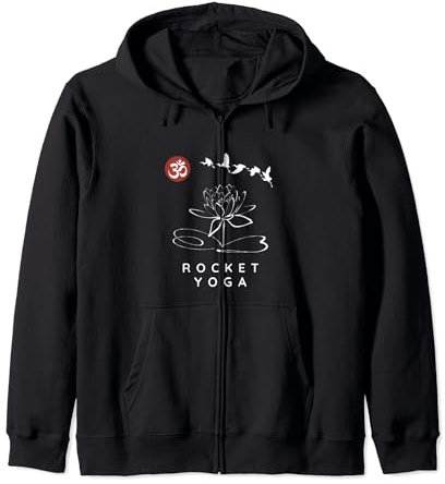 Rocket Yoga Instructor / Rocket Yoga Anfänger Design Kapuzenjacke