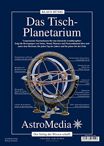 AstroMedia Das Tischplanetarium Vorgestanzter Kartonbausatz für eine Klassische Armillarsphäre