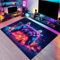 PERS Gaming Teppich Für Jungen Raum Controller Design Wohnzimmer Große Teppiche Bequemer Teppich Waschbare Anti Rutsch Teppiche Für Spielzimmer Esports Zimmer Kinderzimmer(Size:200 * 300cm,Color:C)
