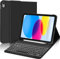 IVEOPPE Tastiera iPad 10 Generazione 10.9 2022/11 Generazione A16 2025, Custodia Cover Tastiera Italiano QWERTY Retroilluminata Bluetooth Staccabile per iPad 10/11 Generazione con Portapenna, Nero