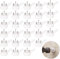 100Pack Non-Trace Picture Hooks, Hardwall Drywall Picture Hanging Hook Photo Frame Hanger Hook Set for Hanging Paintings Wedding Photos Mirror Wall Studs(White)