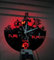 Smotly Horloge Murale en Vinyle, décoration Murale créative Vintage World of Warcraft, Faite à la Main, Horloge Murale adaptée à Toute décoration Murale (avec lumière/Cadeau: Crochet + Sac Cadeau)